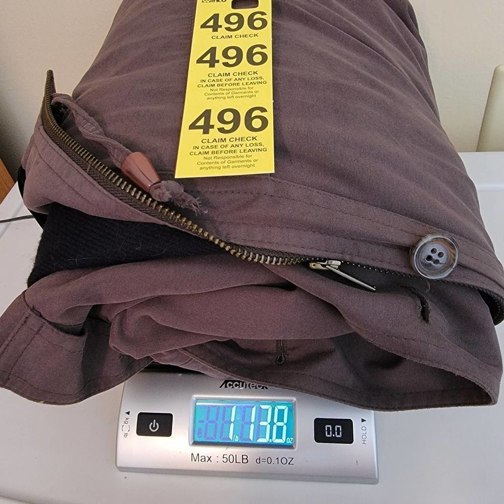Gallery Velvet Hood Coat Gray Black Size XL - Picture 13 of 16